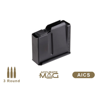 Short Action AICS .300 WSM / 6.5 PRC 3 Round Magazine